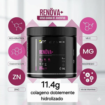Colágeno Renova Doblemente Hidrolizado de FWP 315gr