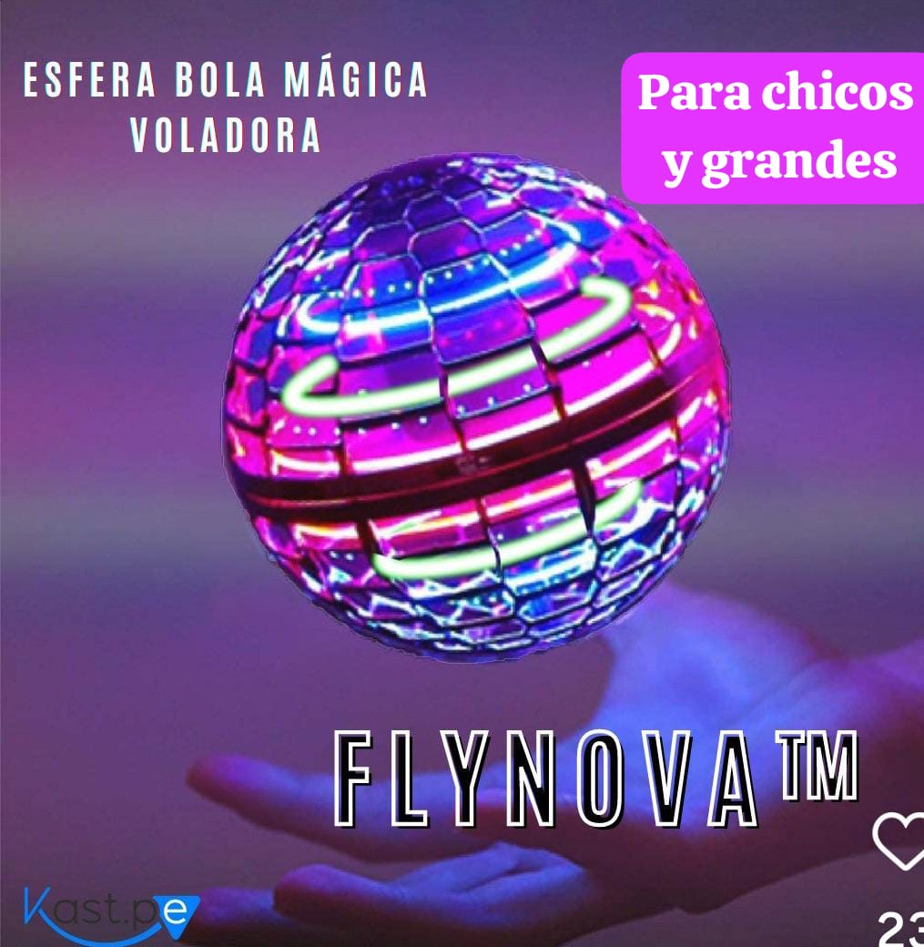 ESFERA VOLADORA FLYNOVA  CON LUCES LED