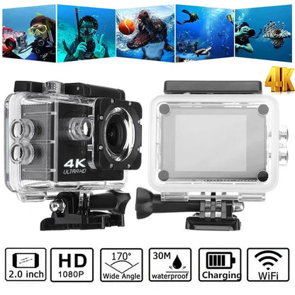 Camara Go Pro Deportiva Acuatica Ultra HD 4K Wifi Fotos Video