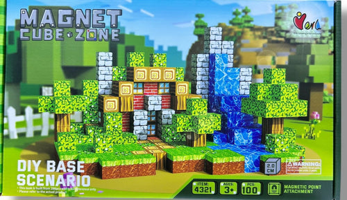 Minecraft Imantado 100 Pzas con los muñecos legos